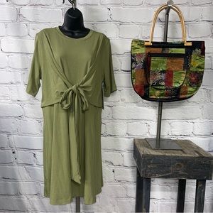 Lululemon Athletica Olive Green Dress
